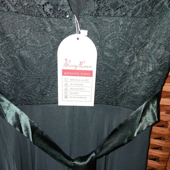 BeryLove Lace Chiffon Bridesmaid / Hi-Lo Swing Party Dress - Size Small - NWT - Picture 4 of 6